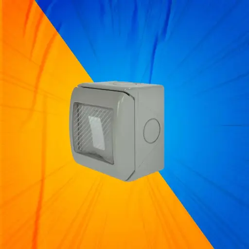 [5325201] HIDROBOX IP55 C/INT 9/12 10A 250V BLANCO LEXO