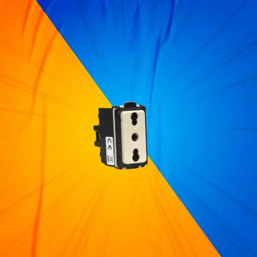 [102.8403] MÓDULO ENCHUFE 2P+T 10/16A 250V SCAME