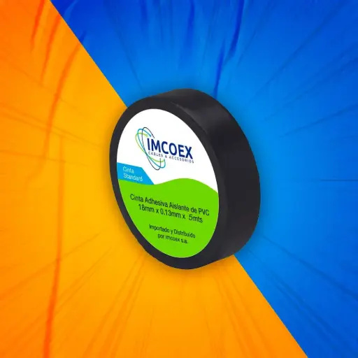 [72500005-1] CINTA PVC 5M NEGRA IMCOEX